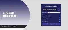 Joomla AA Password Generator Extension
