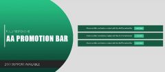 Joomla AA Promotion Bar Extension