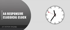 Joomla AA Responsive Classical Clock Extension