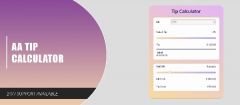 Joomla AA Tip Calculator Extension
