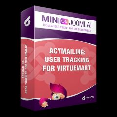 Joomla Acymailing Tracking user actions (Abandoned cart for VirtueMart) Extension