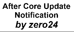 Joomla AfterCoreUpdateNotification Extension