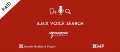 Joomla Ajax Voice Search Extension