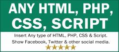 Joomla Any HTML, PHP, CSS, Script Extension