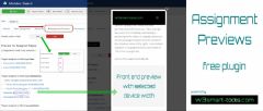 Joomla Assignment Previews Extension