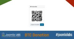 Joomla BTC Donation Extension