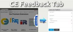 Joomla Feedback Site Tab for Contact Enhanced Extension