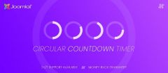 Joomla Circular Countdown Timer  Extension