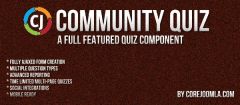 Joomla Community Quiz Extension