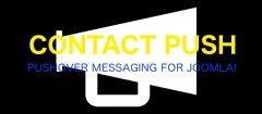 Joomla Contact Push: Pushover bulk messaging and notifications for Joomla Extension