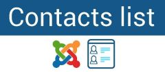 Joomla Contacts list Extension