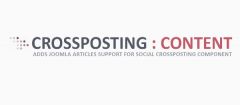 Joomla Content Support for Social Crossposting Extension