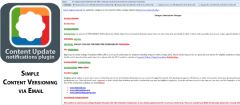 Joomla Content Update Notifications Extension