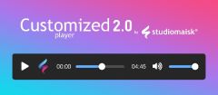 Joomla Customized Responsive HTML5 Audio Player Extension