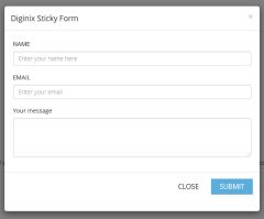 Joomla Diginix Sticky Form Extension