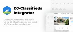 Joomla DJ-Classifieds Integrator - YOOtheme PRO element Extension