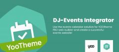 Joomla DJ-Events Integrator - YOOtheme PRO element Extension