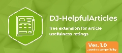 Joomla DJ-HelpfulArticles Extension