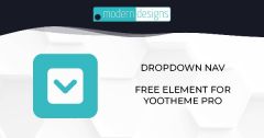 Joomla Dropdown Nav Element for YOOtheme Pro Extension