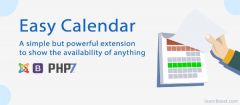 Joomla Easy Calendar Extension