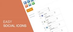 Joomla Easy Social Icons Extension