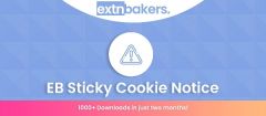 Joomla EB Sticky Cookie Notice Extension