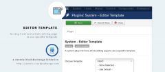 Joomla Editor Template Extension