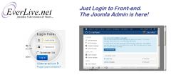 Joomla EV Front-end Admin navigation Extension