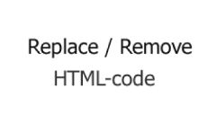 Joomla EXT Remove HTML-code Extension