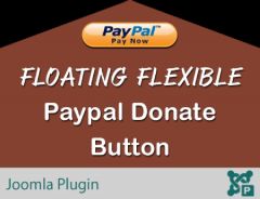 Joomla Floating Flexible Paypal Donate Button Extension