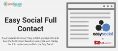 Joomla Full Contact for Easy Social Extension