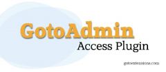 Joomla GoTo Admin Extension