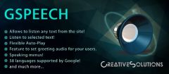 Joomla GSpeech Extension