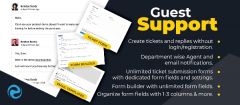 Joomla Guest Support - Complete customer support ticket system for Joomla Extension