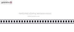 Joomla Horizontal scrolling announcements Extension