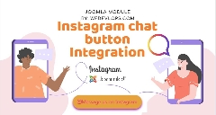 Joomla Instagram Chat with Floating Button Extension