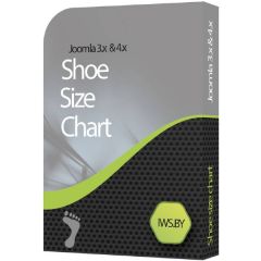 Joomla IWS.BY Shoe size chart Extension