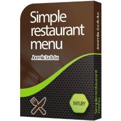 Joomla IWS.BY Simple restaurant menu Extension