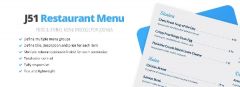 Joomla J51 Restaurant Menu Extension