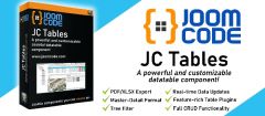 Joomla JCTables Extension