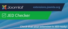 Joomla JED Checker Extension