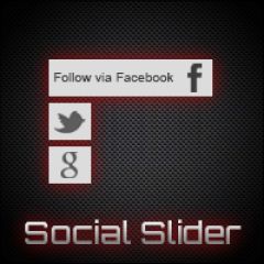 Joomla JJ Social Slider Extension