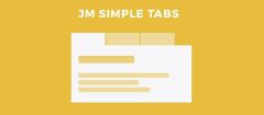 Joomla JM Simple Tabs Extension