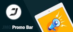 Joomla JMG Promo Bar Extension