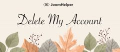 Joomla JMP Delete My Account Extension