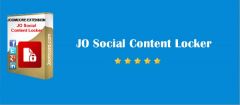 Joomla JO Social Content Locker Extension