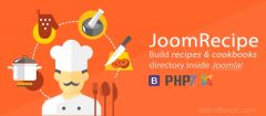 Joomla JoomRecipe Extension