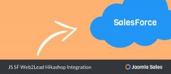 Joomla JS SF Web2Lead Hikashop Integration Extension