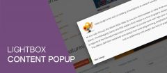 Joomla Lightbox Content Popup Extension