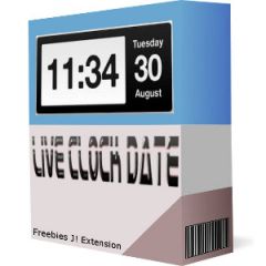 Joomla Live Clock Date Extension